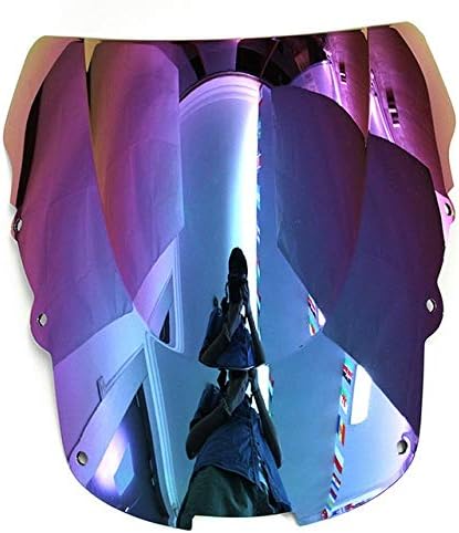 Motorcycle Windshield Motorcycle Windscreen Windshield Iridium Wind Deflectors Compatible with CBR1100XX CBR 1100XX 1997 1998 99 00 01 02 03 2007