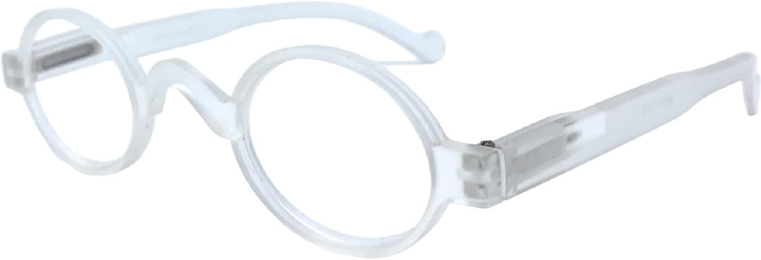 Incredible Bargains The Osbourne Vintage Professor – Gafas de lectura redondas ovaladas con bisagra de resorte