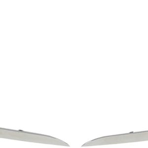 Fydun 1 par de parachoques delantero del coche tira de impacto cromado con agujeros 51118168105 pieza de repuesto para 7 series E38 740iL 750iL Fydun 1 par de parachoques delantero del coche tira de impacto cromado con agujeros 51118168105 pieza de repuesto para 7 series E38 740iL 750iL