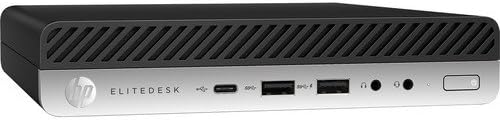 HP Elitedesk 800 G3 Mini Business Desktop (Intel Quad Core i5-6500T, 16 GB DDR4 RAM, 1 TB SSD) Tipo-C, DisplayPort DP, WiFi, Ethernet,