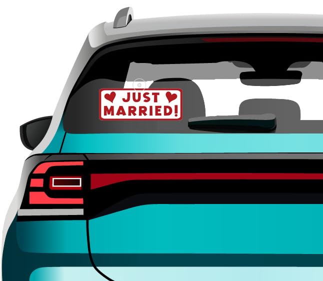 Just Married Signs  Wedding Car Signs  Signs for Cars  Marriage Announcement  Bridal Gifts  Groom Gifts  Just Married Display
