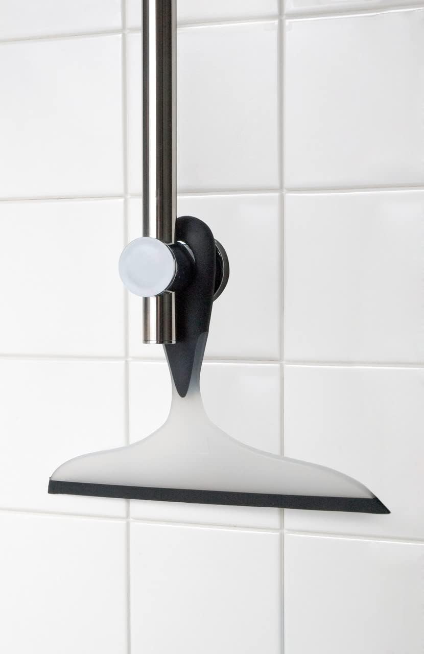 Wenko 18752100baño Squeegee Loano NegroPara Baño Y Ducha, de plástico, color negro por Wenko