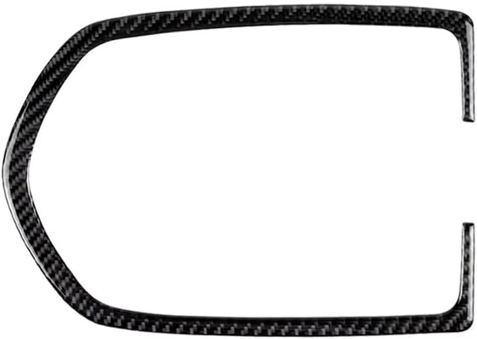 burnmoto Accesorios de fibra de carbono para interior de automóvil, cubierta de lámpara de lectura de techo, compatible con Porsche Macan 2014-2021