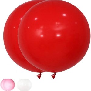 DIWULI Globos rojos XXL Globos grandes, 2 unidades, globos gigantes XXL, globos gigantes XXL, globos gigantes grandes, globo gigante, globo de DIWULI Globos rojos XXL Globos grandes, 2 unidades, globos gigantes XXL, globos gigantes XXL, globos gigantes grandes, globo gigante, globo de