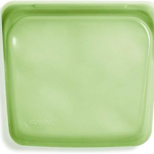 STASHER Bolsa de sándwich verde, 1 EA STASHER Bolsa de sándwich verde, 1 EA