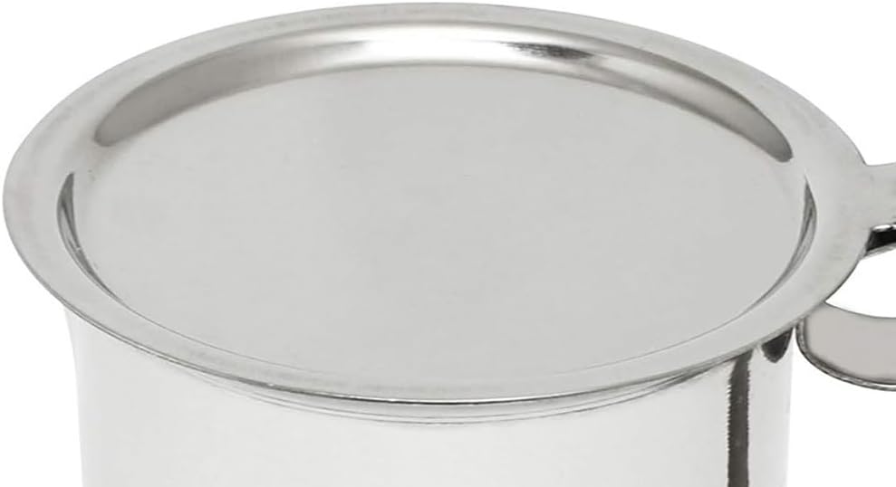 Soro Essentials – Juego de 2 – Crema apilable de acero inoxidable de 10 onzas – Mini jarra para servir leche, café, crema, aderezo de ensalada,