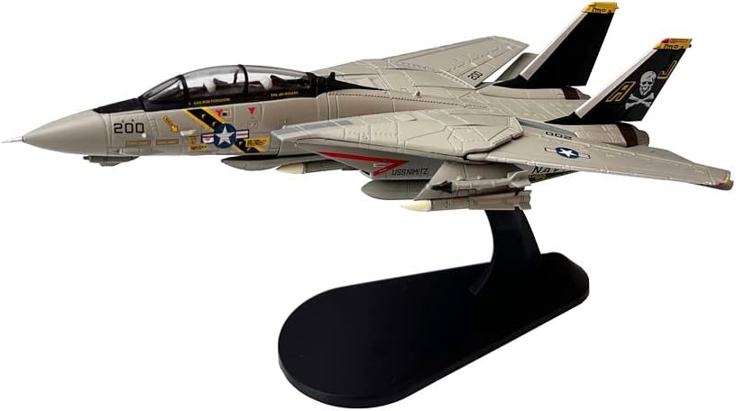 Grumman F-14 F-14A F-14B F-14D Tomcat Fighter Aviones de combate de metal militar fundido a presión modelo de avión de metal (F-14A)