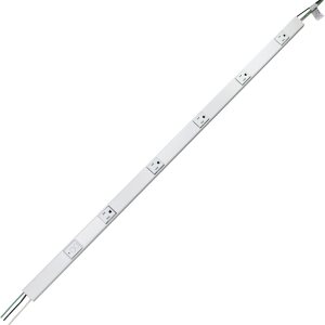 Legrand Wiremold WH20GB306TRGFI6 Plugmold Serie 2000 Regleta de alimentación cableada de 3 pies con 5 tomas resistentes a manipulaciones y Legrand Wiremold WH20GB306TRGFI6 Plugmold Serie 2000 Regleta de alimentación cableada de 3 pies con 5 tomas resistentes a manipulaciones y