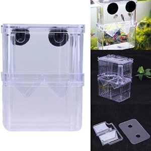 Caja de aislamiento de peces multifunción de acrílico grande Divisor de crianza Contenedor de mantenimiento para acuario de peces pequeños camarones Caja de aislamiento de peces multifunción de acrílico grande Divisor de crianza Contenedor de mantenimiento para acuario de peces pequeños camarones