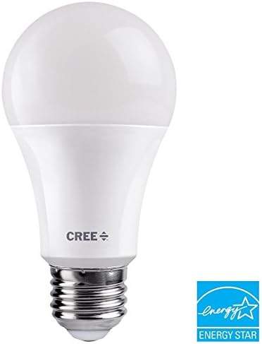 Cree Paquete de 8 bombillas LED de repuesto A19 de 60 W, color blanco suave (2700 K) regulables