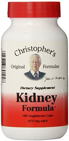 Dr. Christopher’s Original Formulas Cápsulas de fórmula renal, 475 mg, 100 unidades