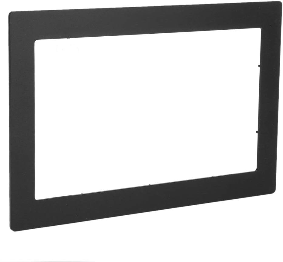 Qiilu Marco estéreo de coche de 7 pulgadas y 2Din, marco universal para montaje en tablero de fascia, kit de instalación de marco de 7.008 x 4.016 in