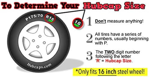 Hubcaps.com – Tapacubos plateados de 16 pulgadas de alta calidad para Nissan Rogue 2008, 2009, 2010, 2011, 2012, 2013, 2014 y 2015, construcción