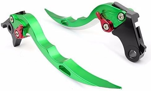 Niree Palanca de embrague de freno para Yamaha XJ6 DIVERSION 2009-2015 XSR 700 ABS 2016 XSR 900 ABS 2016 XV 950 Racer 2016 negro, Verde