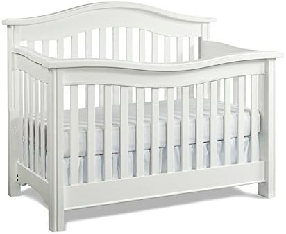 Kit de conversión de tamaño completo para cunas Lajobi Babi Italia, Bonavita, Europa Baby y Kathy Ireland  Múltiples acabados disponibles (blanco)