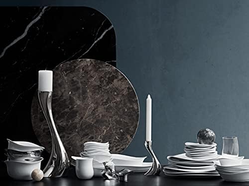 Georg Jensen Plato hondo ovalado Cobra, Porcelana