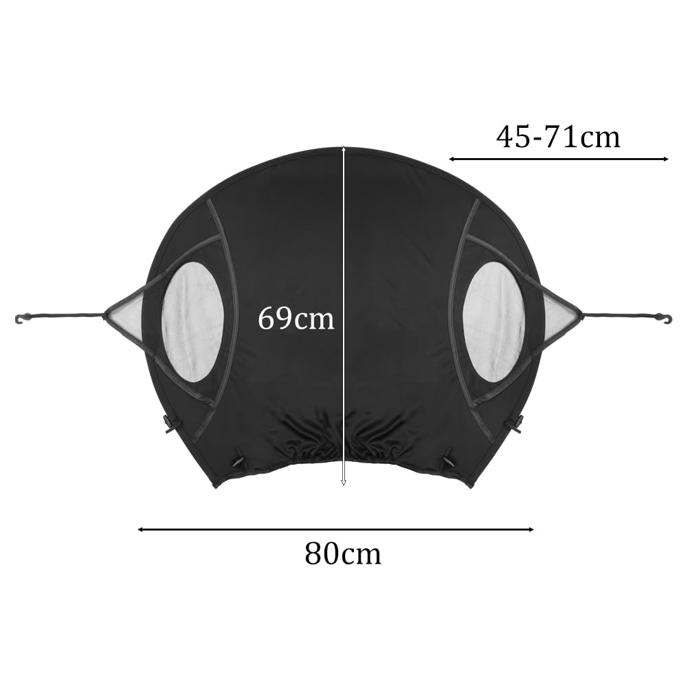Parasol universal para cochecito de bebé, sombra de lluvia, opaca, protección solar anti-UV, parasol para cochecitos, asiento de automóvil,