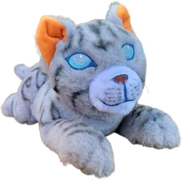 Apachis Warrior Cats Jayfeather – Gato medicinal de peluche Thunder Clan