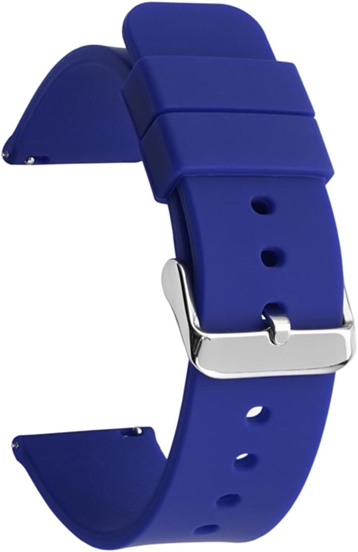 TenCloud Correas de repuesto compatibles con Ticwatch Pro 5 correas de reloj ajustables de silicona suave y deportivas, paquete de 6