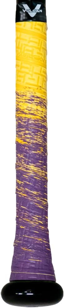 Vulcan Sporting Goods Co. Agarre de murciélago de 0.039 in, Mardi Gras (V100-MARDI)