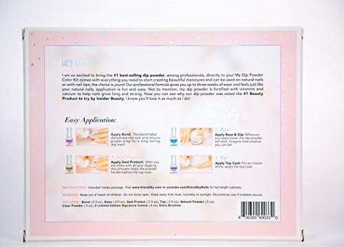 Kiara Sky Mini kit de inicio de inmersión de color, manicura en polvo fácil de usar