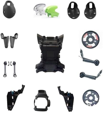 XNasu Para DJI FPV Tren de aterrizaje delantero Motor de base de hélice con piezas de reparación de drones que atraviesan (color  1 par de motores)