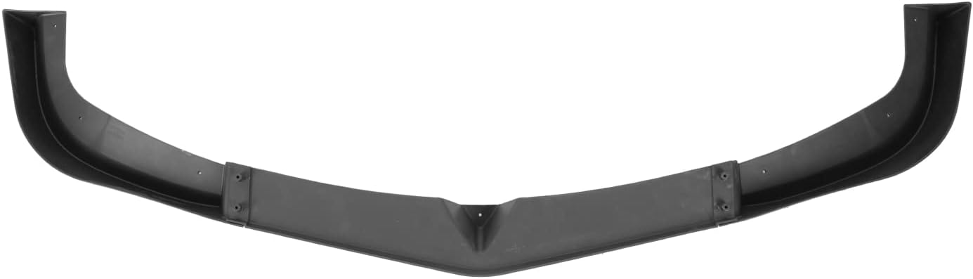 Spec-D Tuning Alerón divisor de parachoques delantero negro brillante, 3 piezas, compatible con Mercedes Benz W204 2012-2014