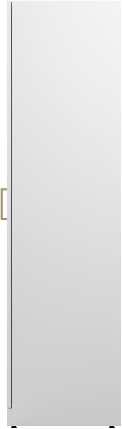 Bush Business Furniture Hampton Heights – Armario alto y estrecho con puerta y estantes  Almacenamiento para espacio de trabajo de oficina en casa,