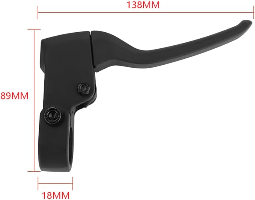 1 par de palancas de freno para NIU KQi2 Pro para NIU KQi3 SportProMax Scooters eléctricos, mango de freno de aleación de aluminio con conector