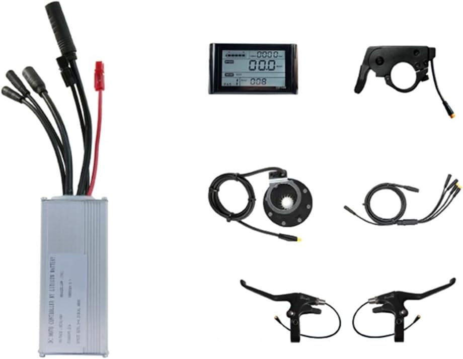 Smala JN25A Kit de controlador de bicicleta eléctrica Scooter eléctrico Kit controlador Ebike SW900 pantalla controlador de onda sinusoidal 3648 V