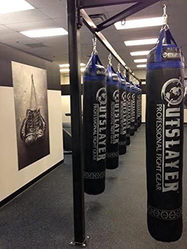 Muay Thai – Saco de boxeo de 6 pies y 150 libras sin relleno, fabricado en Estados Unidos
