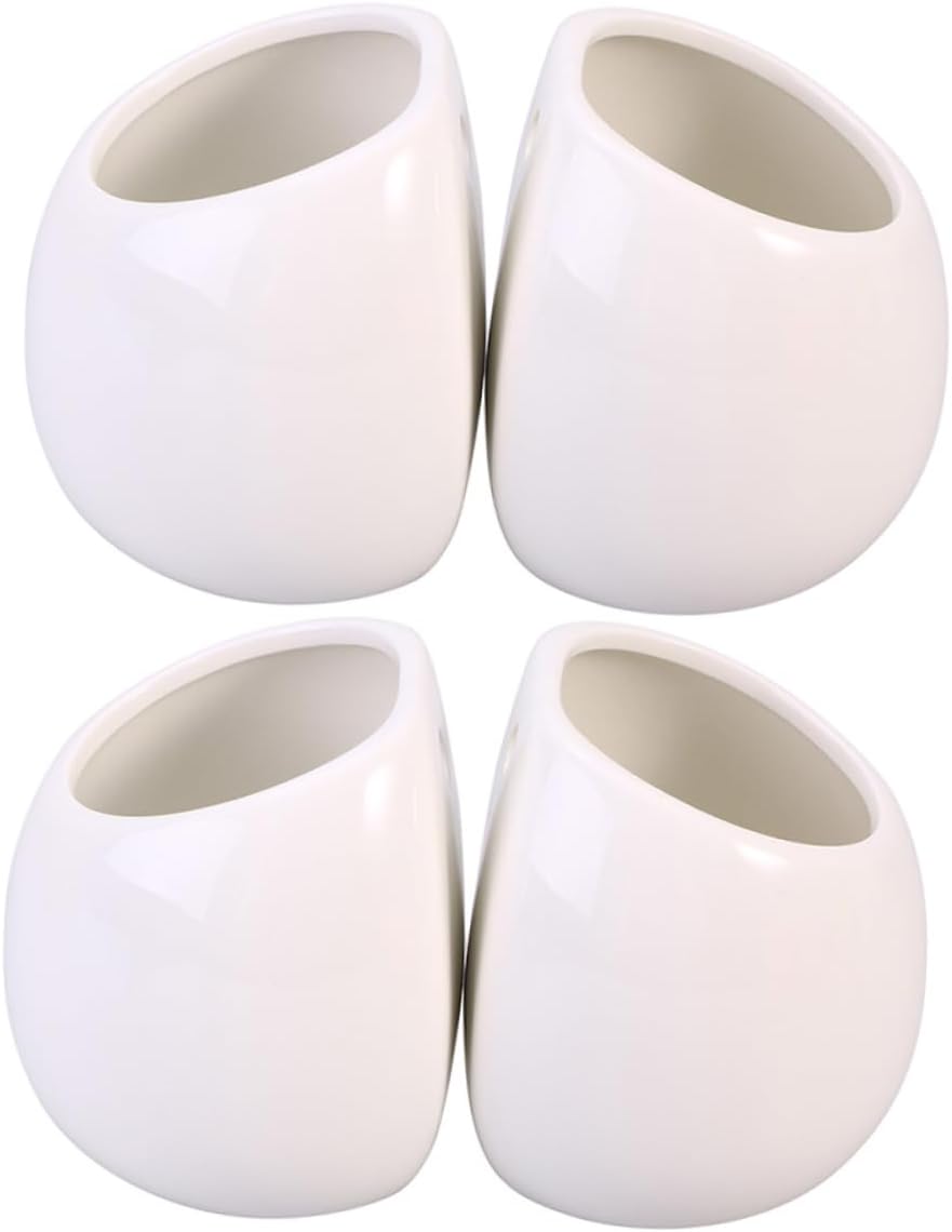 Yardwe Maceta colgante para plantas, 4 piezas, maceta colgante, florero, bonsái, contenedor de plantas de pared, contenedor para plantas, balcón,
