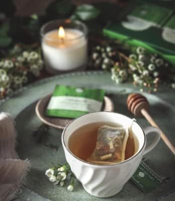 Palais des Thés – L’Herboriste N52 orgánico – Té de hierbas gourmet premium con anís, menta y bálsamo de limón – Caja de 20 bolsas de té de algodón