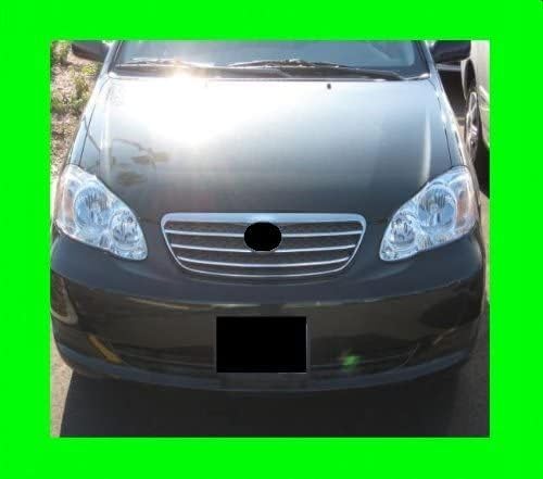 Compatible con kit de parrilla cromada Toyota Corola 2005-2008 2006 2007 05 06 07 08 S CE LE XRS