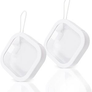 Joyero portátil pequeño con correa de silicona, prensa para abrir, soporte para hisopos de algodón, organizador de corbatas para el cabello, Joyero portátil pequeño con correa de silicona, prensa para abrir, soporte para hisopos de algodón, organizador de corbatas para el cabello,