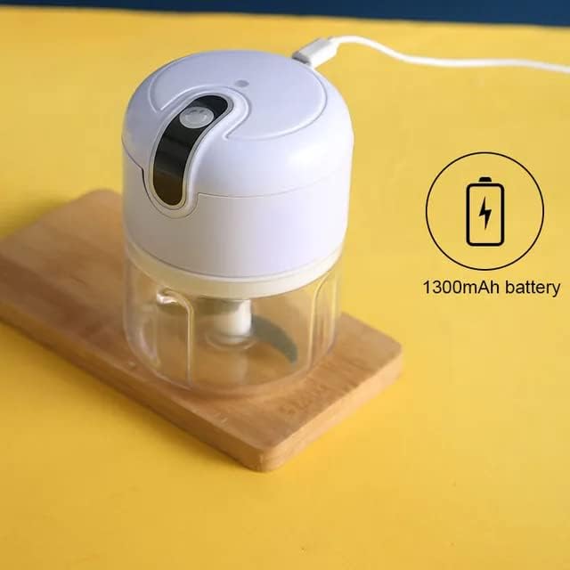 Picador inalámbrico automático  Mini licuadora eléctrica portátil de cocina  Picador fácil para ajo, verduras, frutas, cebollas, carne, ensalada,