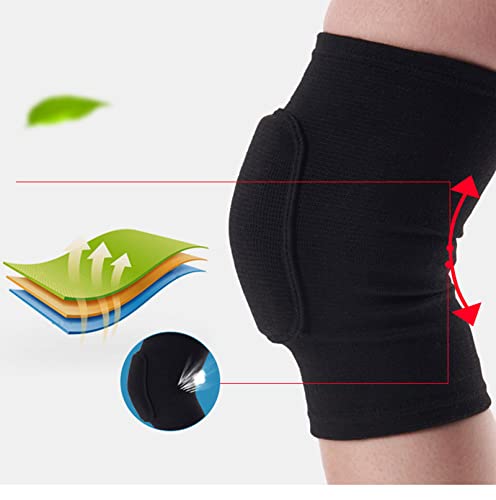 ANKOMINA Rodillera para adultos y niños, antideslizante, transpirable, flexible, elástica, rodillera, protección para el codo, para voleibol,