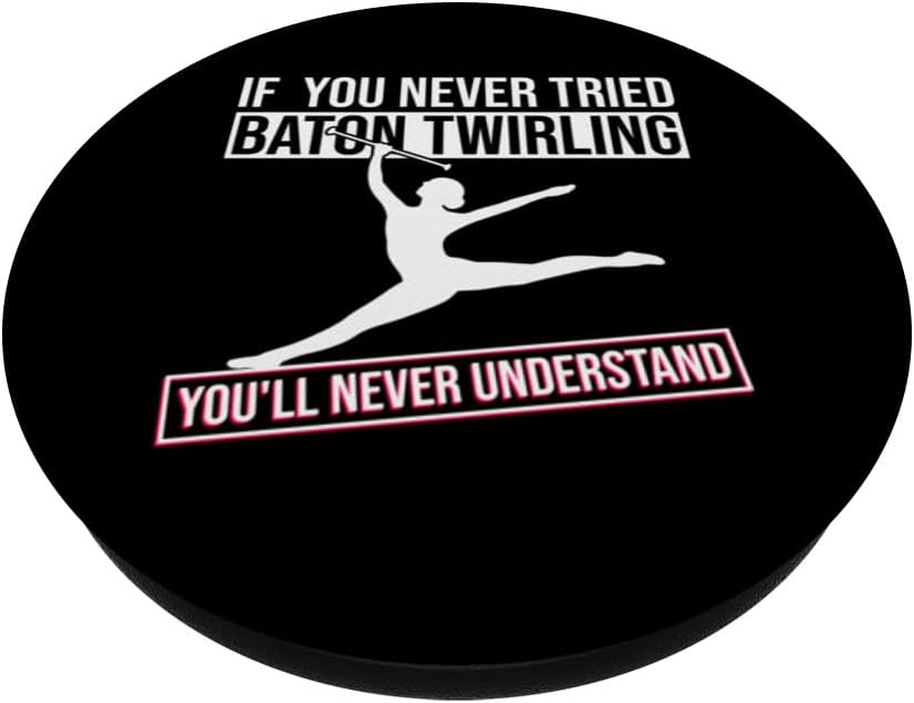 Baton Twirler Design For Majorette Cheerleader PopSockets Standard PopGrip