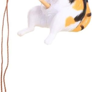 Figura de pesca de gato, mini linda estatua de gato, decoración de pecera, adornos para acuario, figuras en miniatura, estatuas de animales, adornos Figura de pesca de gato, mini linda estatua de gato, decoración de pecera, adornos para acuario, figuras en miniatura, estatuas de animales, adornos