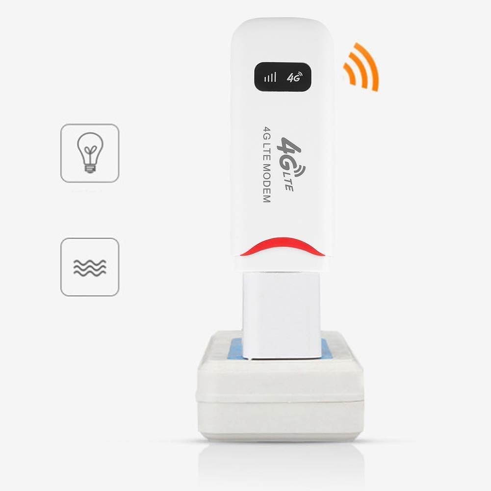 Cuifati Enrutador WiFi portátil USB WiFi Router para Internet inalámbrico, dispositivo de punto de acceso móvil 4G de alta velocidad (B1B3B5) con