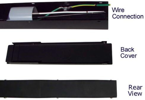 Regleta de alimentación cableada con cable de 24 pulgadas, 6 salidas de 20 A, USB
