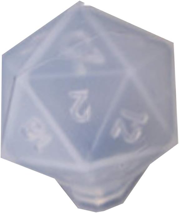 Molde epoxi para dados con forma de filete, moldes de resina digital, manualidades de juegos digitales, moldes de fundición de resina epoxi para