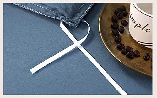 Soft 4-Piece Bed Sheet Set Duvet Cover Set Super King Size Set 4-Piece 80 Double Cotton Silky Embroidery Craftskin Skin-Friendly Breathable Metal