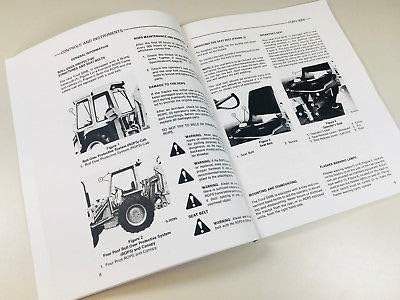 Manual Set para Ford 555B Tractor Cargador Retroexcavadora Propietarios Operadores Servicio Taller de Reparación