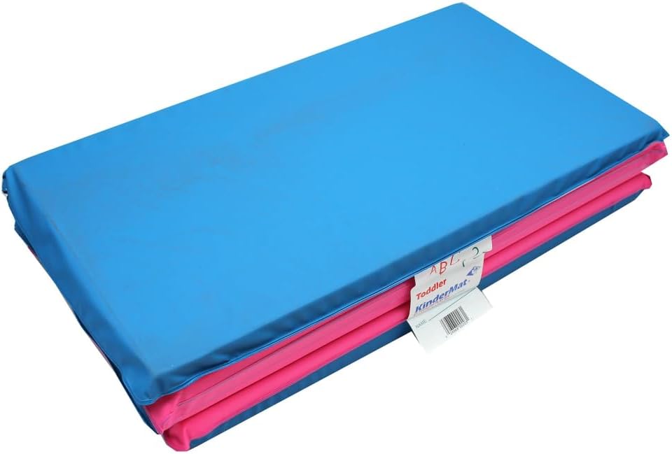 Alfombrilla de descanso KinderMat para niños pequeños con almohada, grosor de 34 pulgadas, vinilo de 8 mil