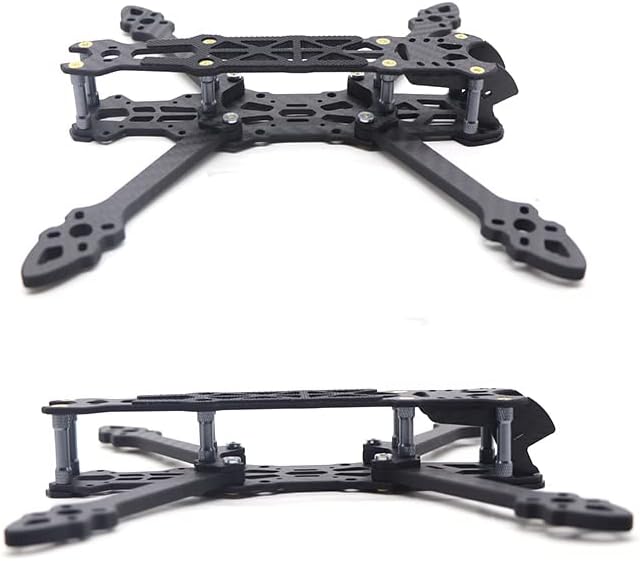 5 pulgadas fibra de carbono FPV Racing Drone Quad Quadcopter Frame con brazo de 0.197 in