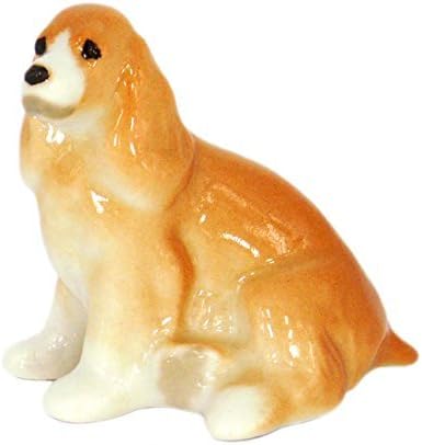 Cocker Spaniel Dog Tiny Lomonosov – Figura coleccionable de porcelana
