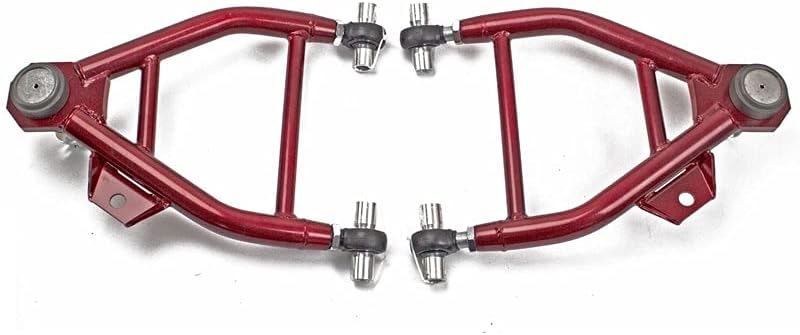 Godspeed AK-252-B Brazos A inferiores delanteros ajustables con rótulas engrasables, juego de 2, compatible con Ford Mustang 1999-04 con coilovers