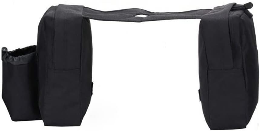 Bolsa para tanque de motocicleta, tela Oxford 600D, bolsa de sillín impermeable para motocicleta, bolsillos laterales multifuncionales, bolsillo de
