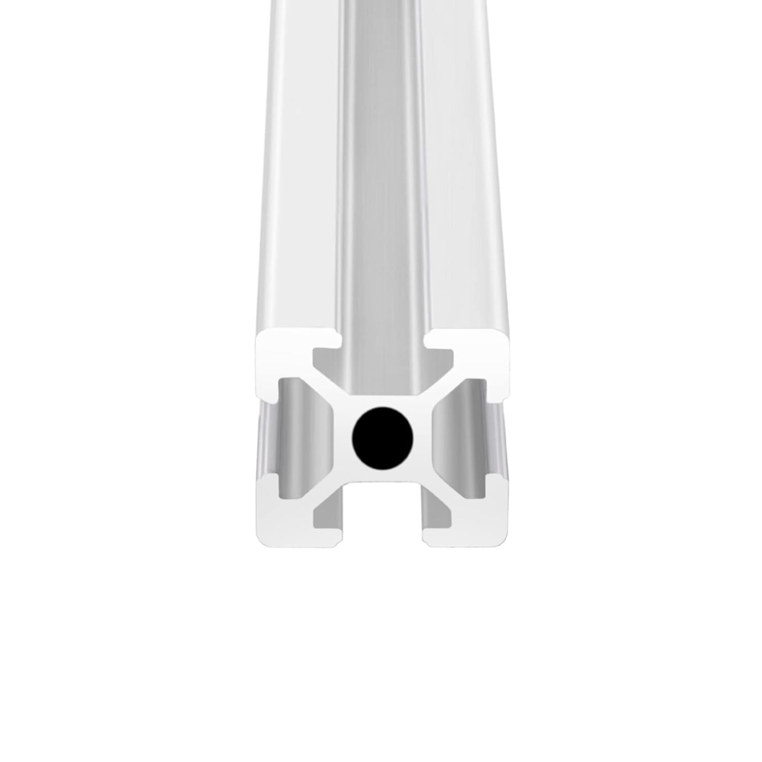 2 piezas de 300 mm (11.8 “) ranura en T 2020 extrusión de aluminio estándar europeo anodizado riel lineal para piezas de impresora 3D y CNC DIY plata